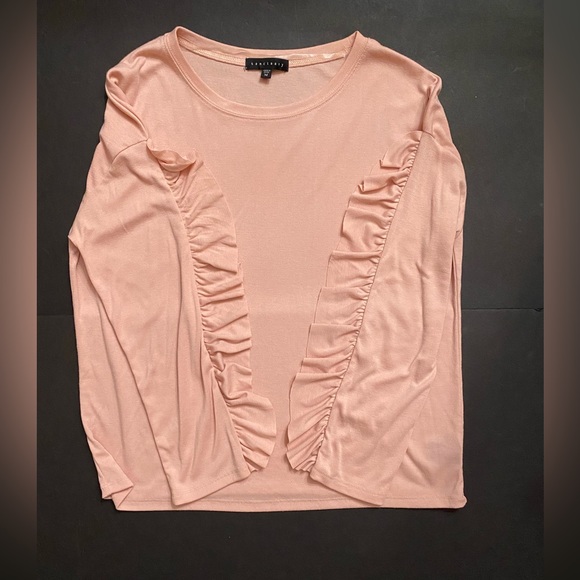 Sanctuary Ruffle-Sleeve Sweatshirt Women, size M - Picture 4 of 8